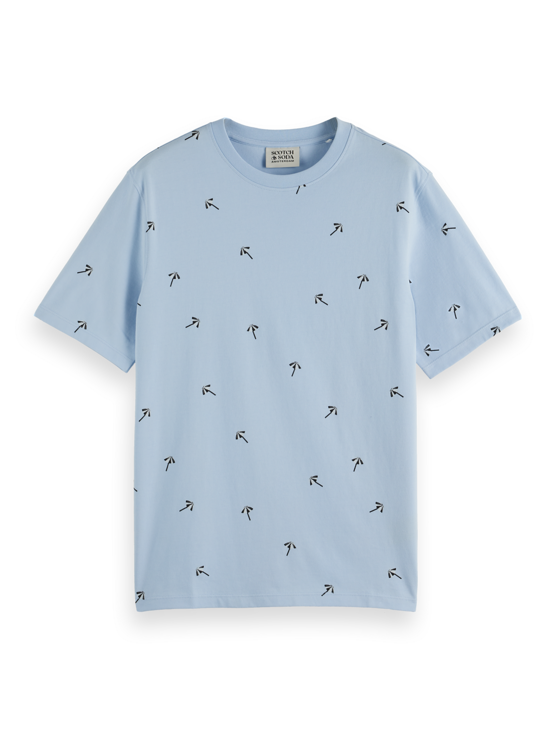 Regular-Fit Micro Printed T-Shirt