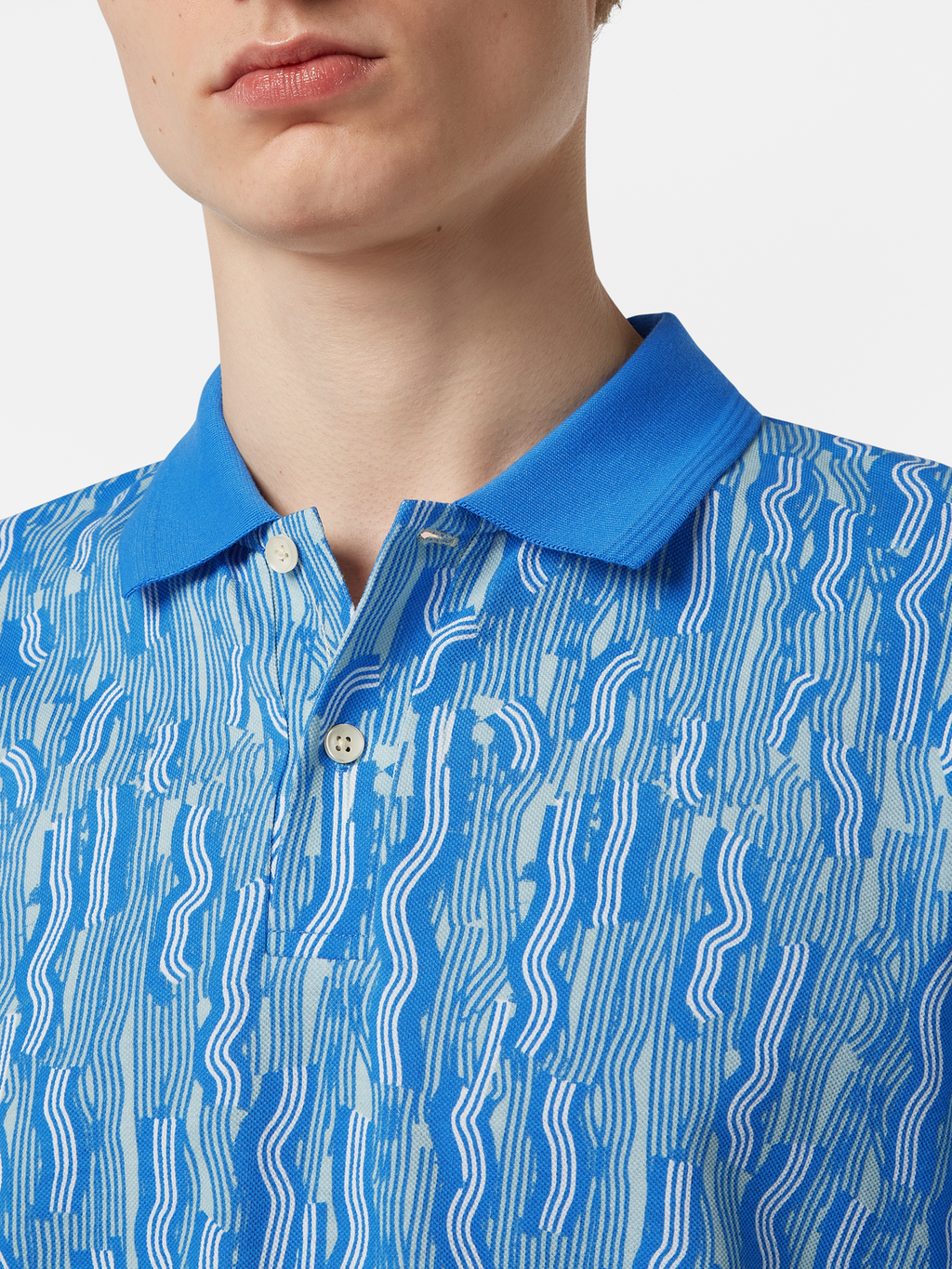 Micro Printed Regular-Fit Polo