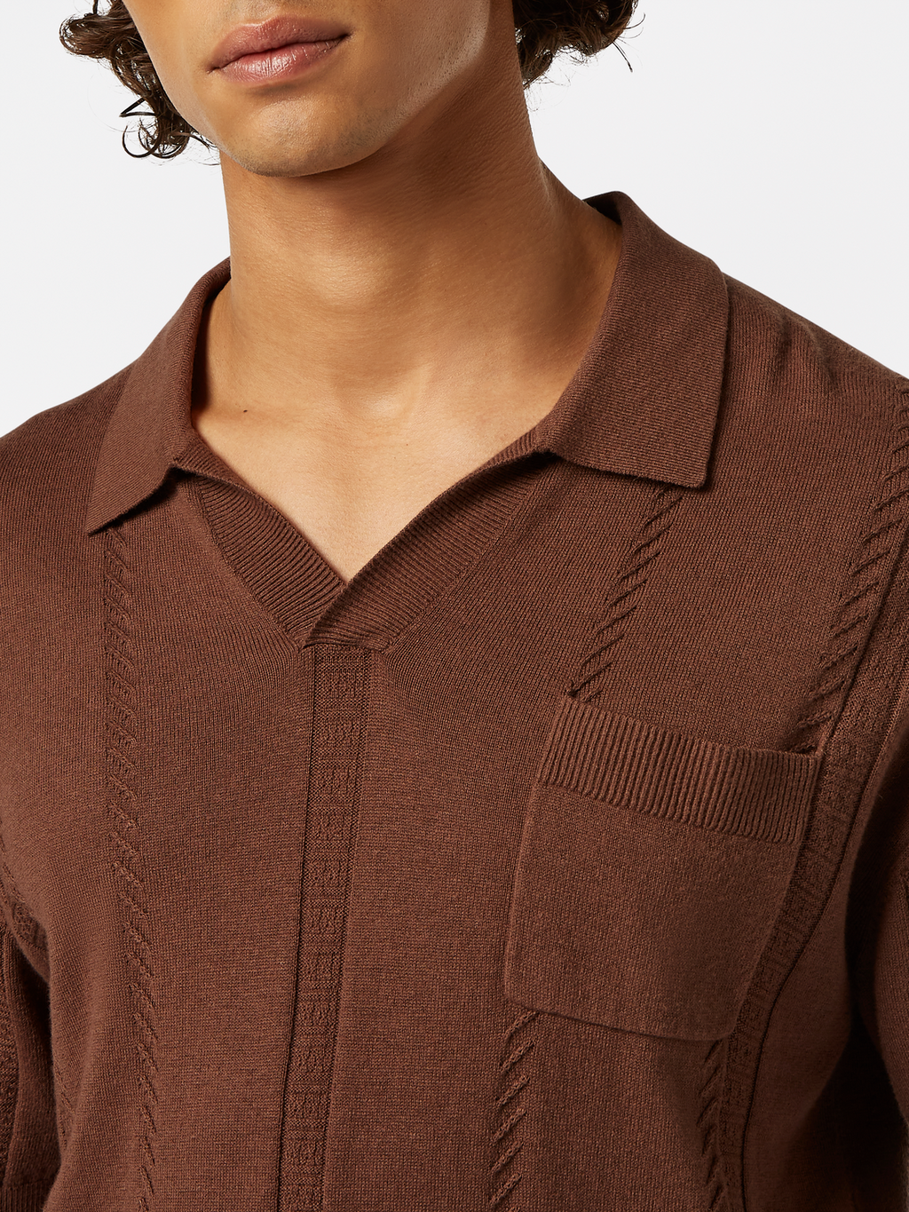 Relaxed-Fit Knit Polo