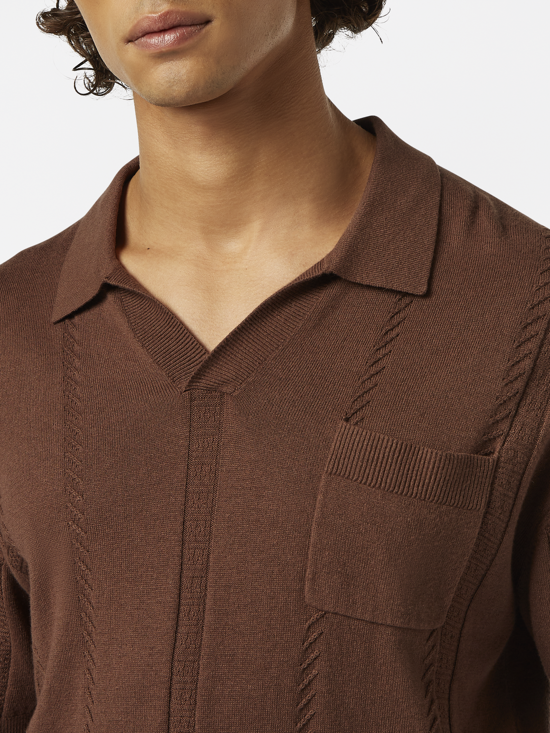 Relaxed-Fit Knit Polo