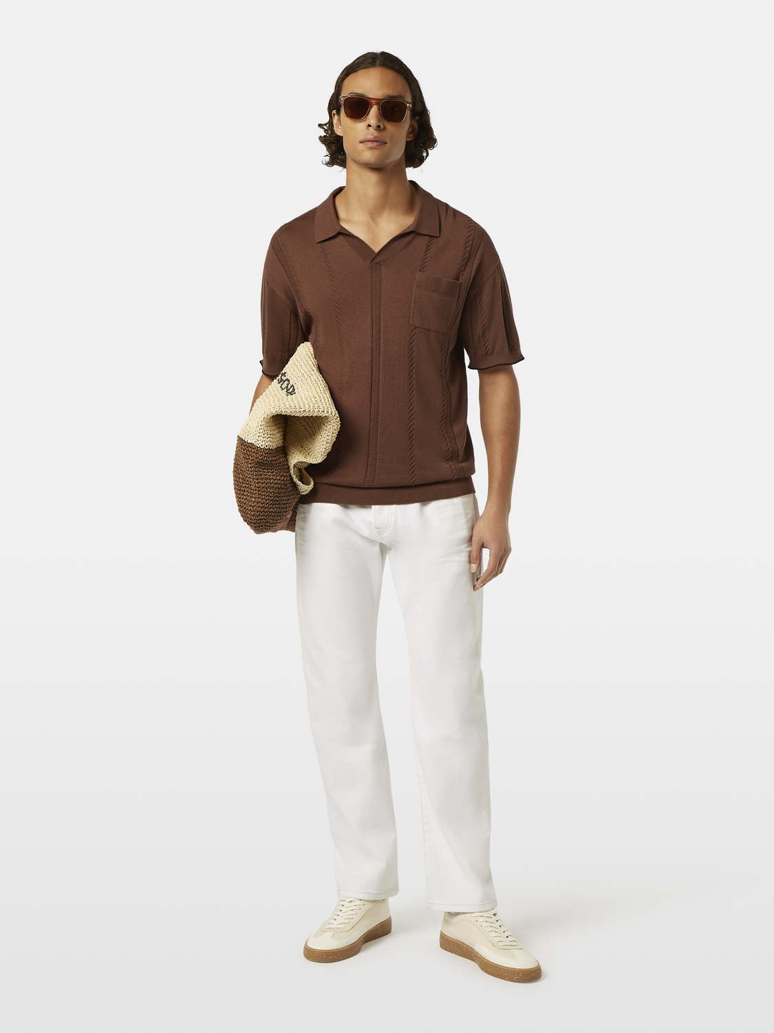 Relaxed-Fit Knit Polo