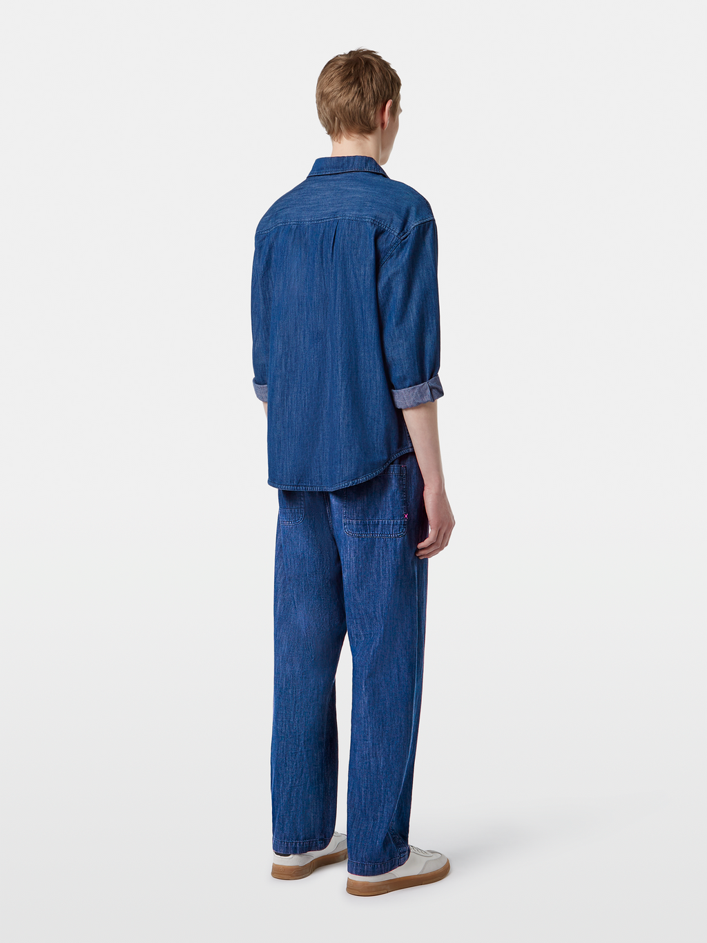Lightweight Denim Quality Popover Workwear Shirt