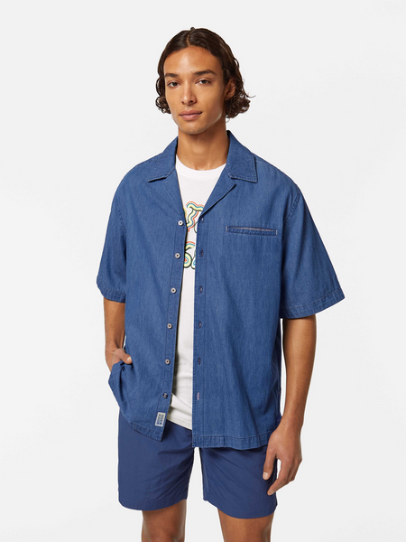 Relaxed-Fit Lightweight Denim Short Sleeve Shirt – Scotch & Soda