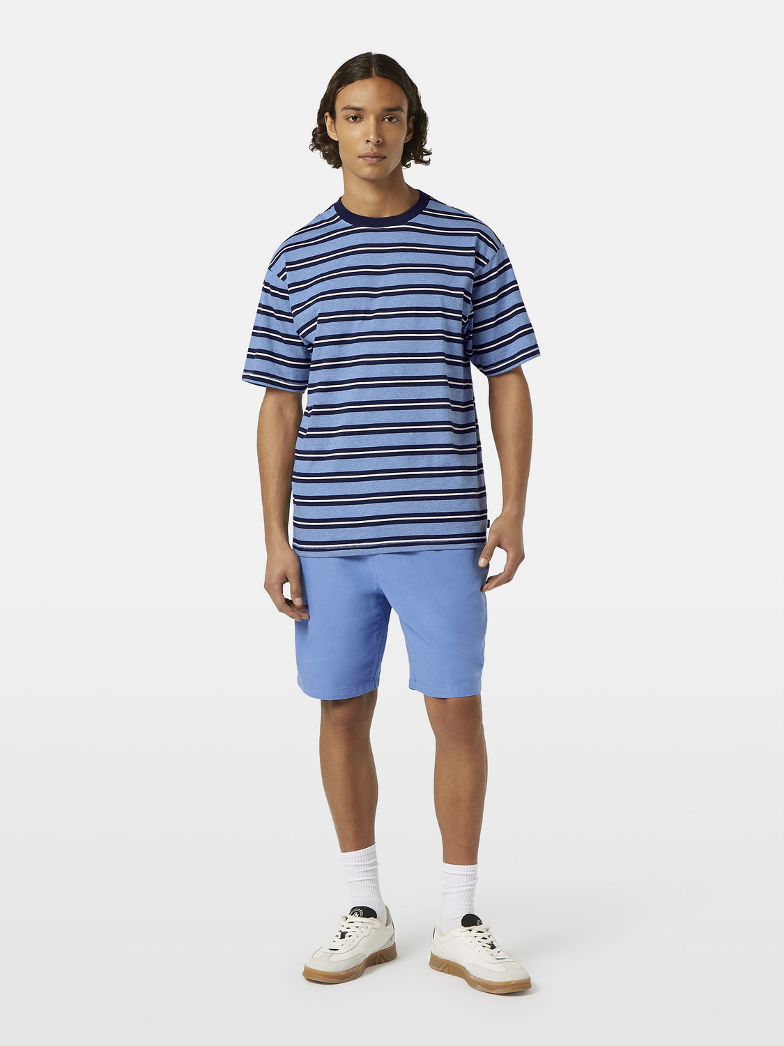 Yarn-Dyed Relaxed Fit Stripe T-Shirt