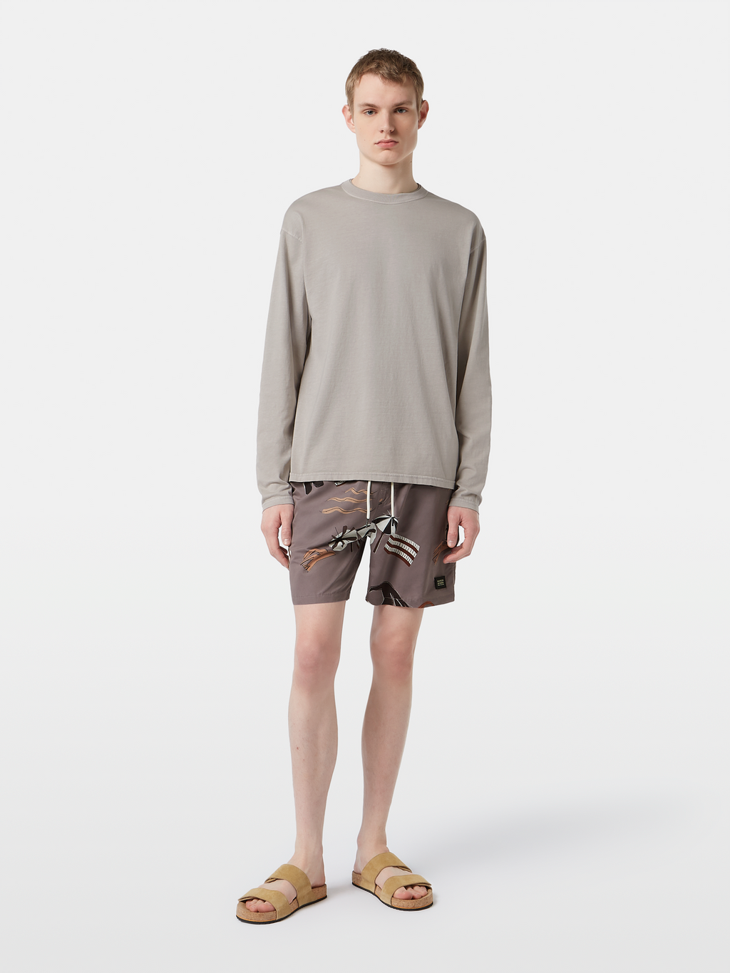 Printed Mid-Length Swimshort