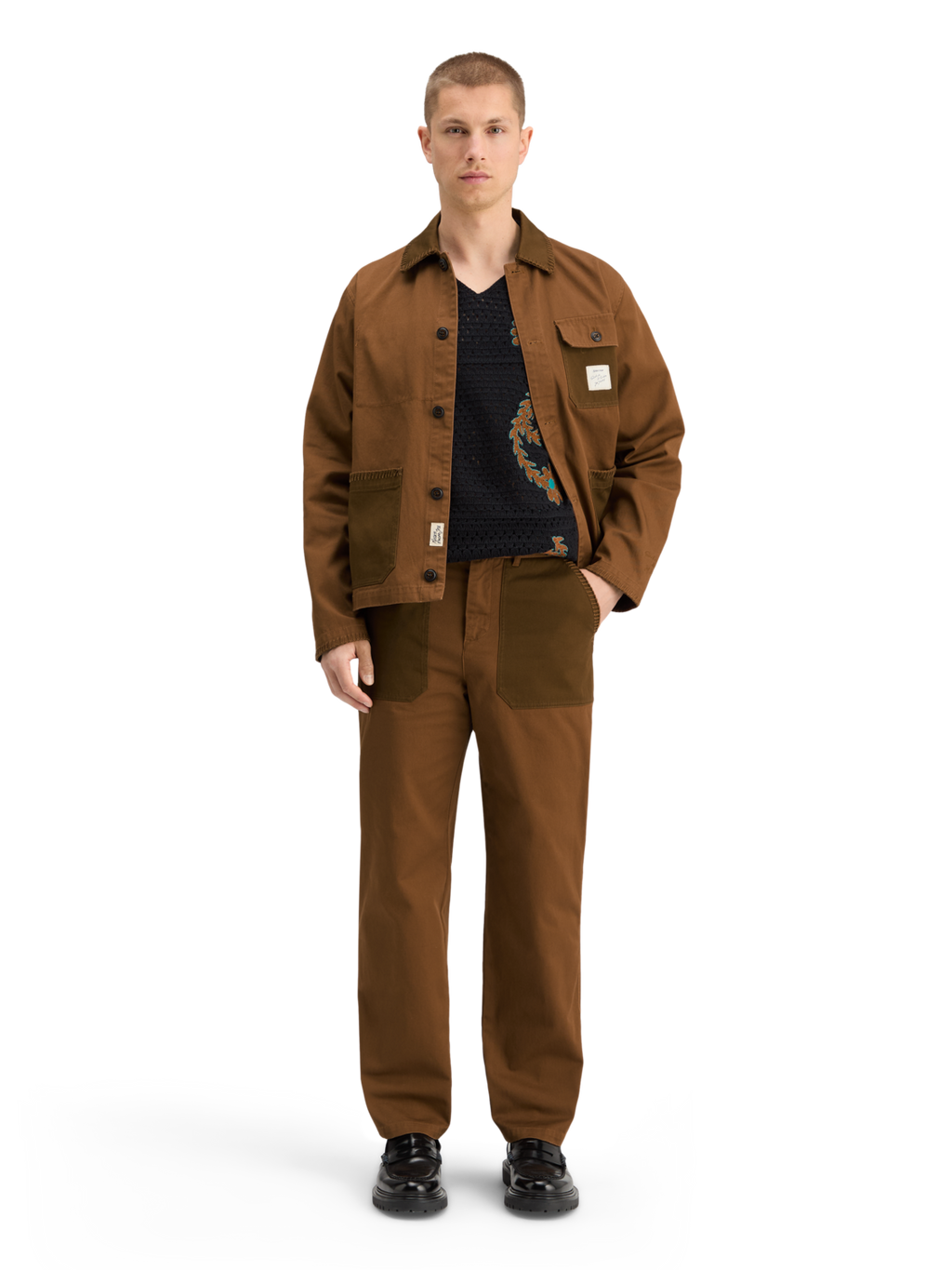 Scotch & Soda x Joe Jonas Twill Worker Chore Jacket