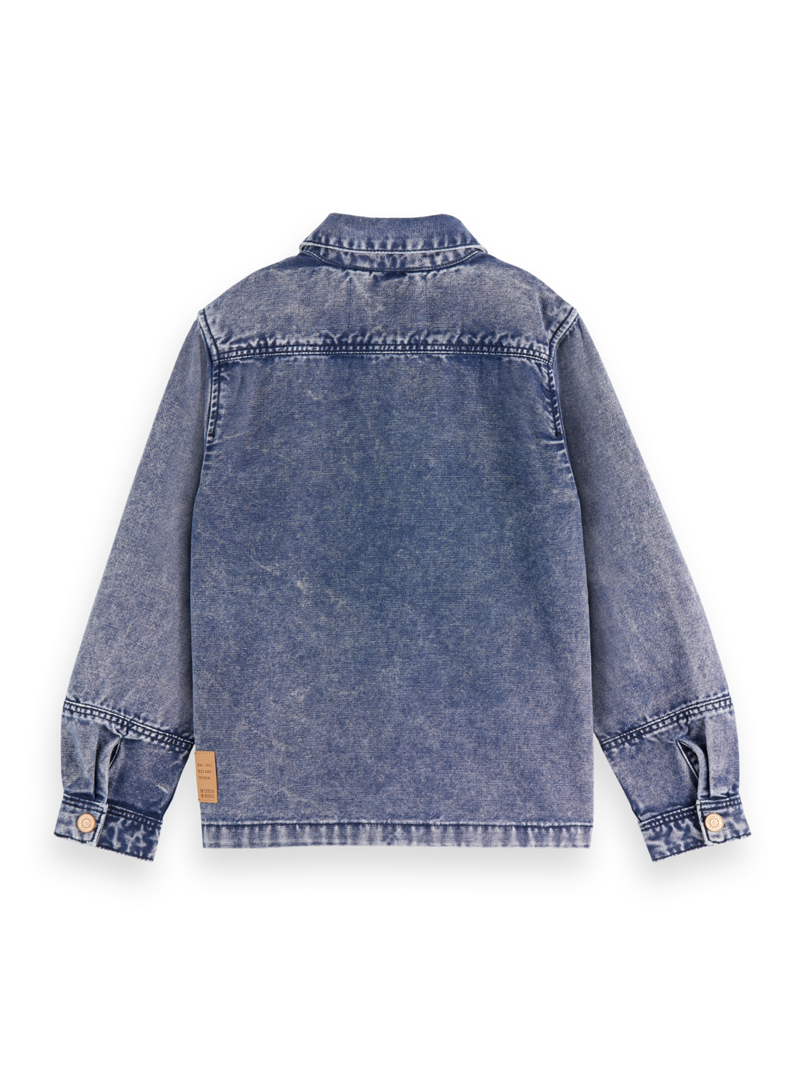 Boys' Denim Washed Canvas Workwear Jacket