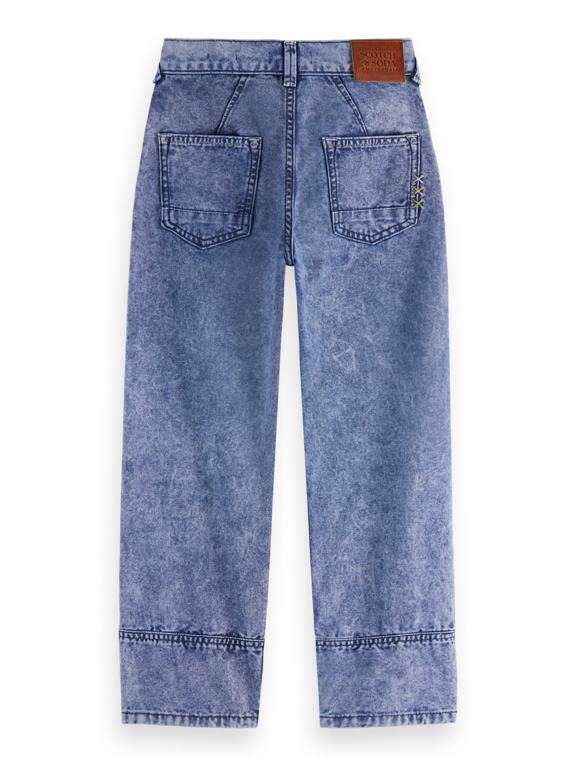 Boys' The Pitch Loose Jeans In Mountain Dyed And Washed Canvas