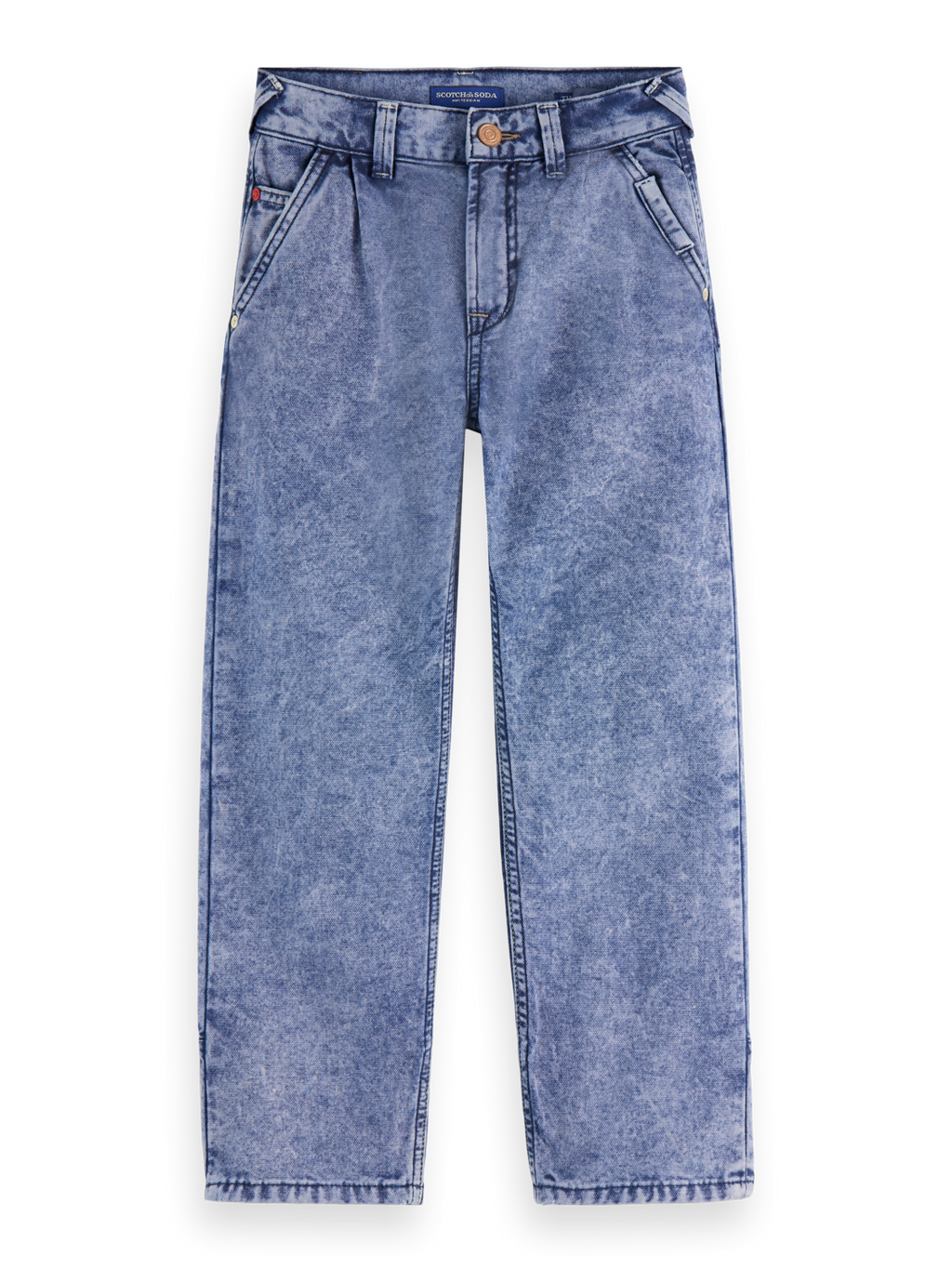 Boys' The Pitch Loose Jeans In Mountain Dyed And Washed Canvas