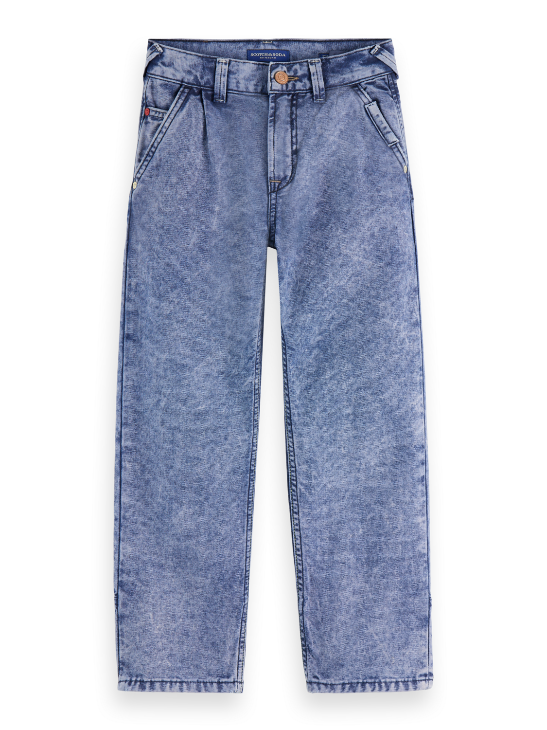 Boys' The Pitch Loose Jeans In Mountain Dyed And Washed Canvas