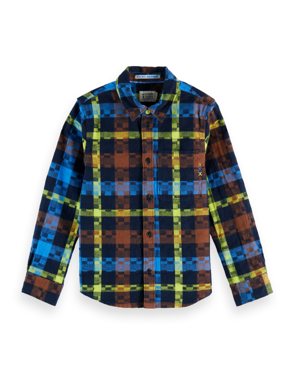 Boys' Flannel checked shirt