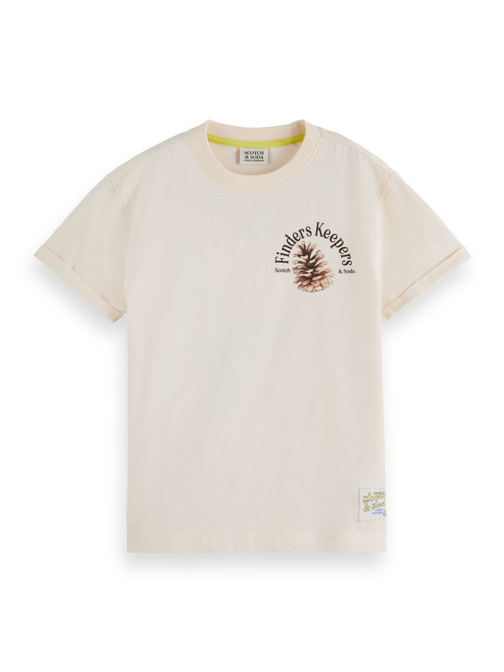 Boys' Loose-Fit T-Shirt With Front And Back Artwork
