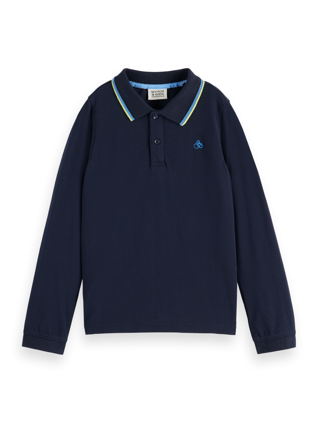 Boys' Long sleeved pique polo