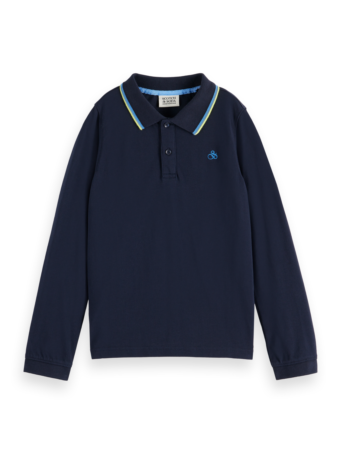 Boys' Long sleeved pique polo