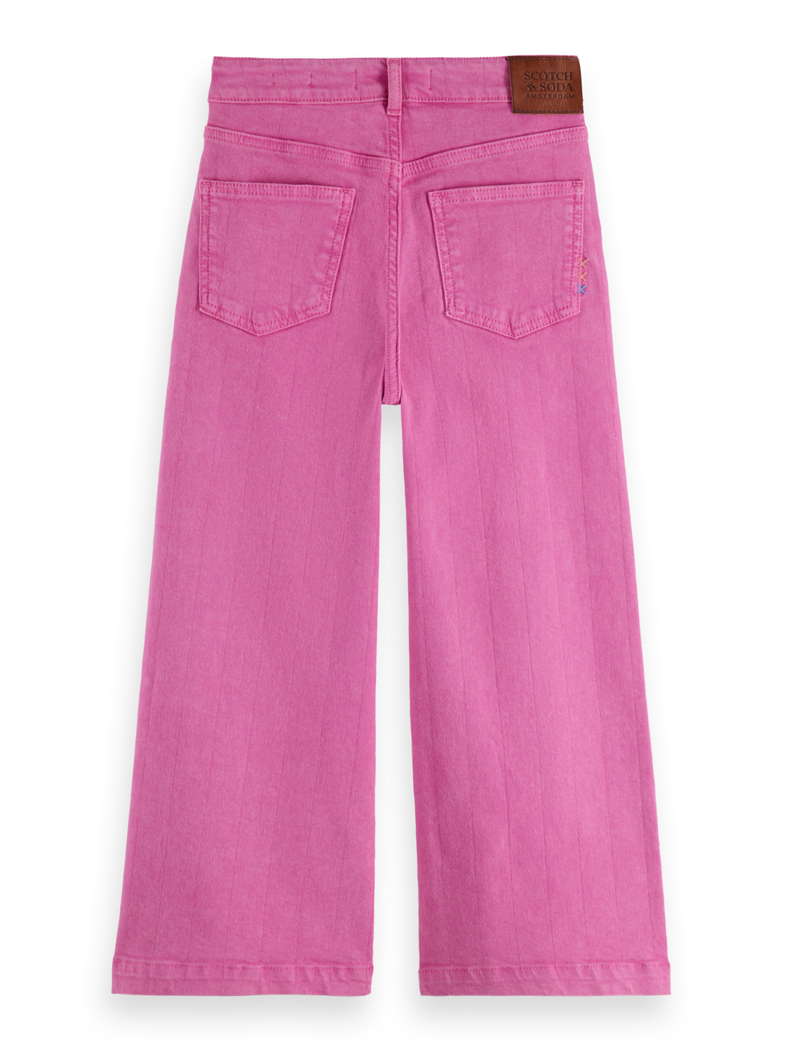 Girls' The Wave wide leg jeans Garment dyed colours