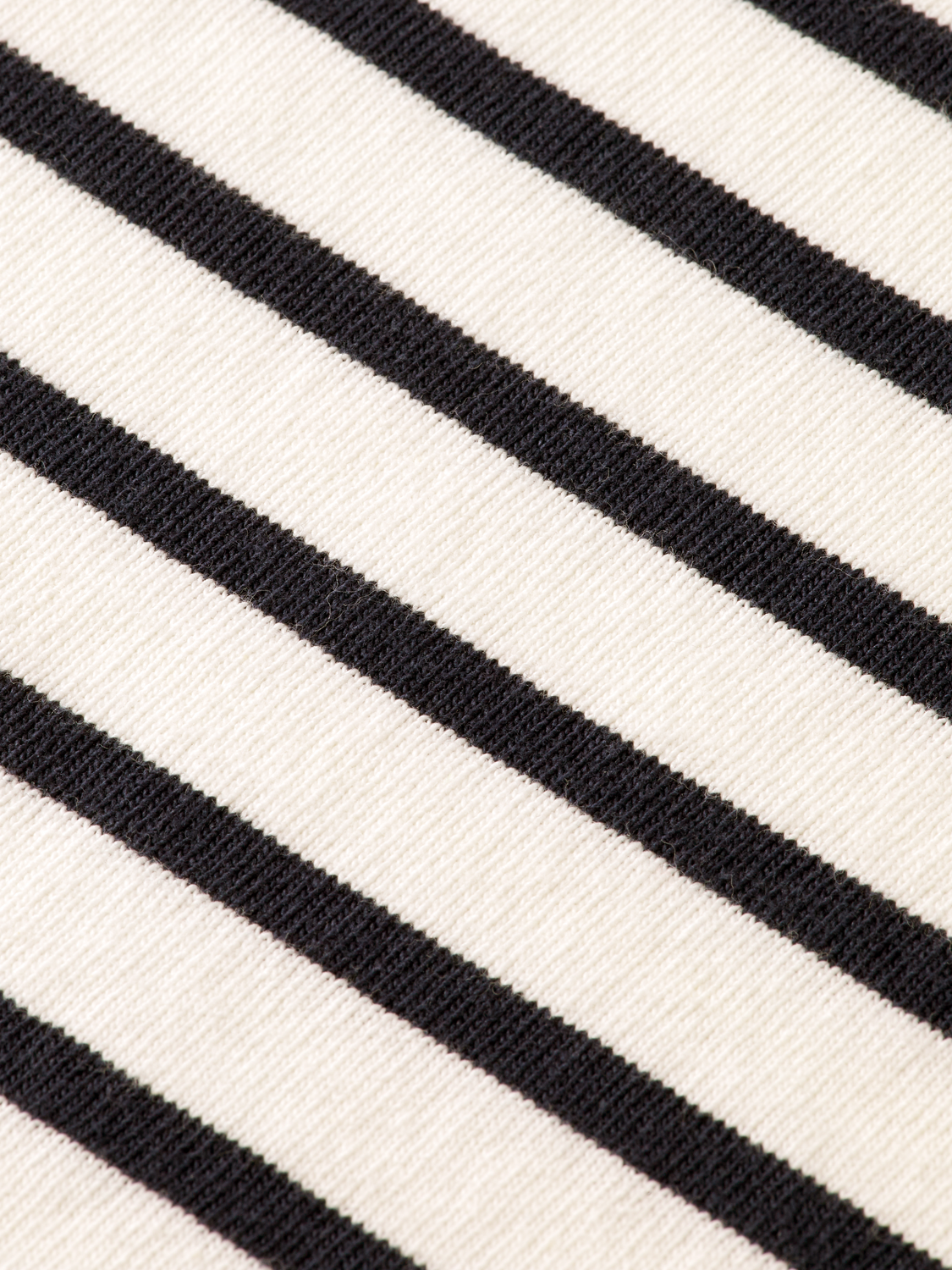 Girls' Denim Washed Breton T-Shirt With Wrap Details