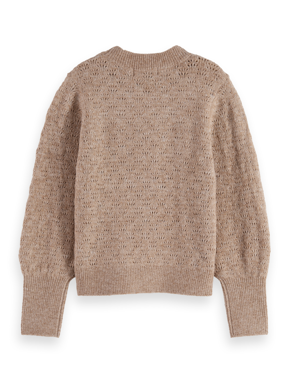 Girls' Lightweight ajour-knitted pullover