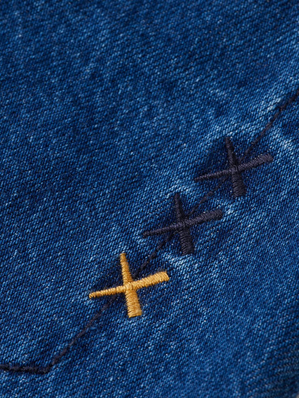 Seasonal Super Loose Pleat Front Jeans — Forever Blue