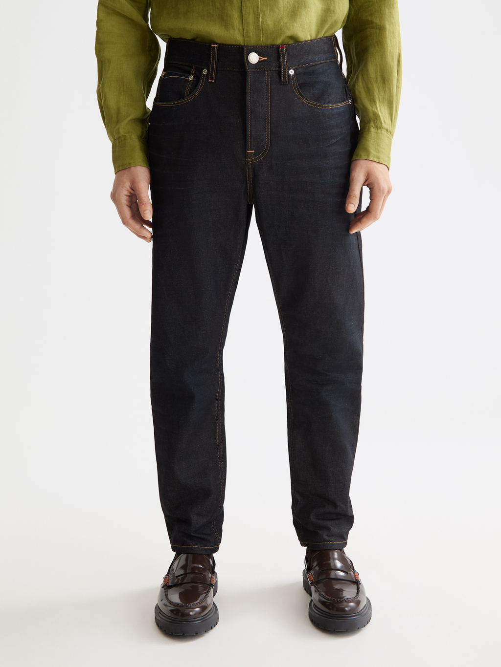 The Dean Loose Tapered Jeans — Deep Rays