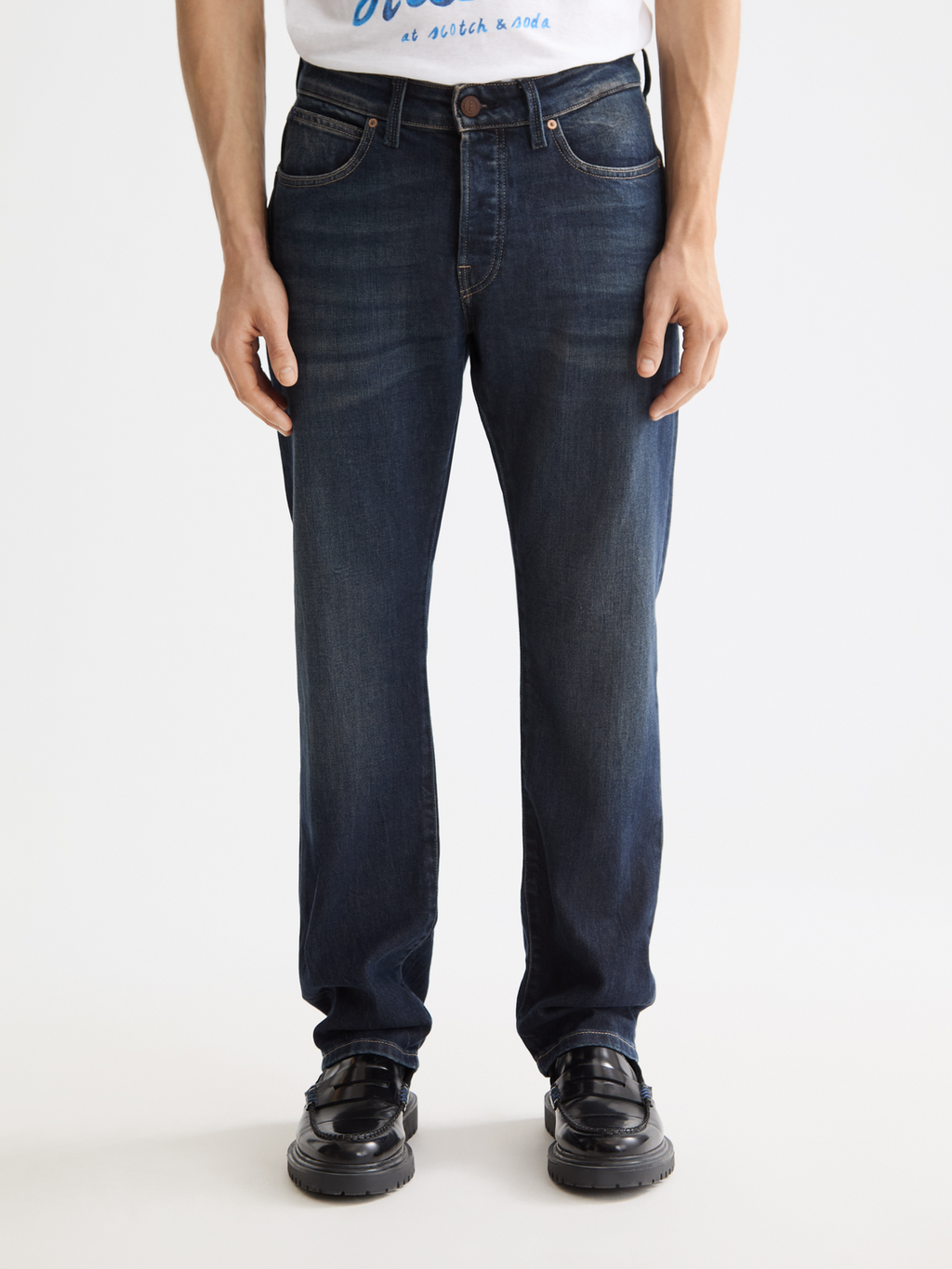 The Zee Straight Jeans — Paint It Blauw