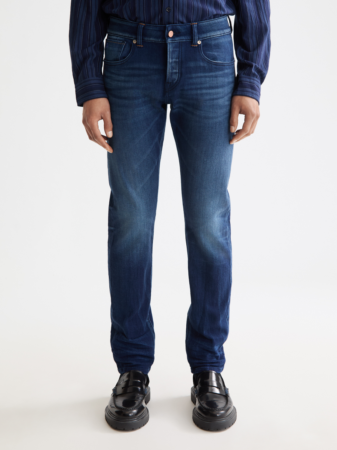 Ralston Regular Slim Jeans — Abstract Blue
