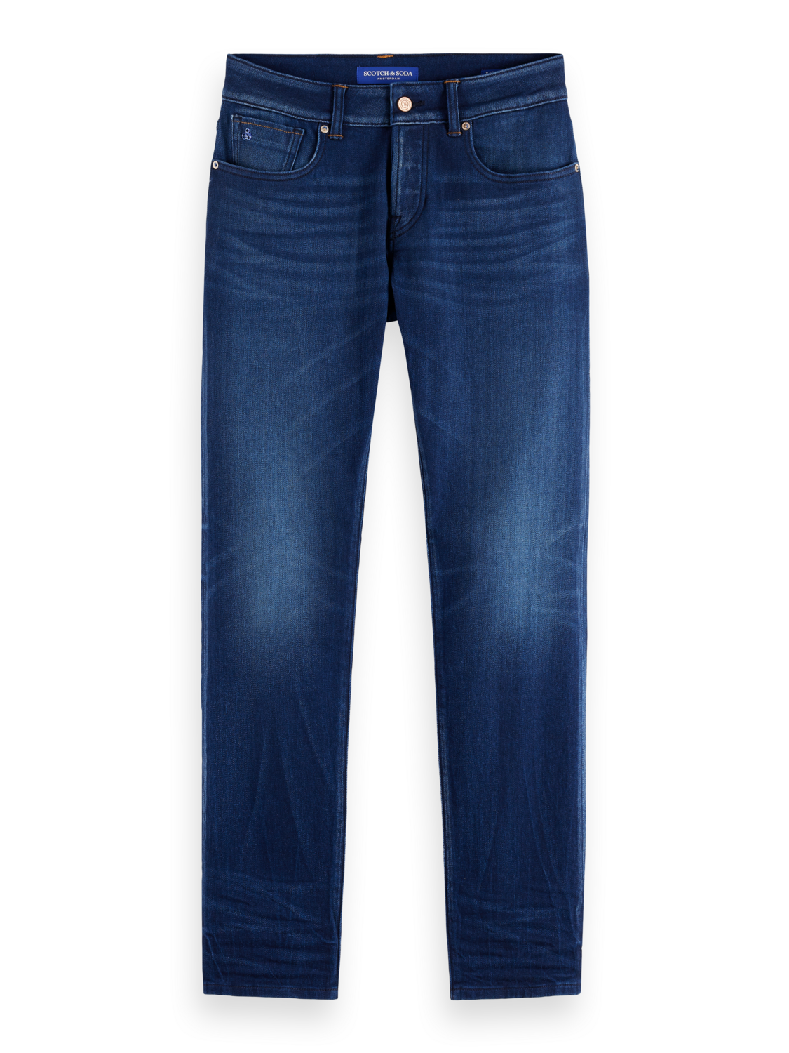 Ralston Regular Slim Jeans — Abstract Blue