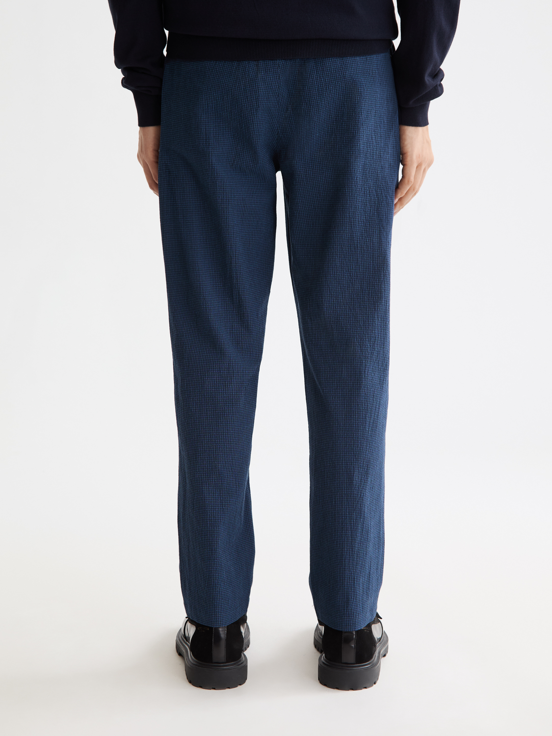 Finch - Cotton Blend Seersucker Tapered Fit Jogger