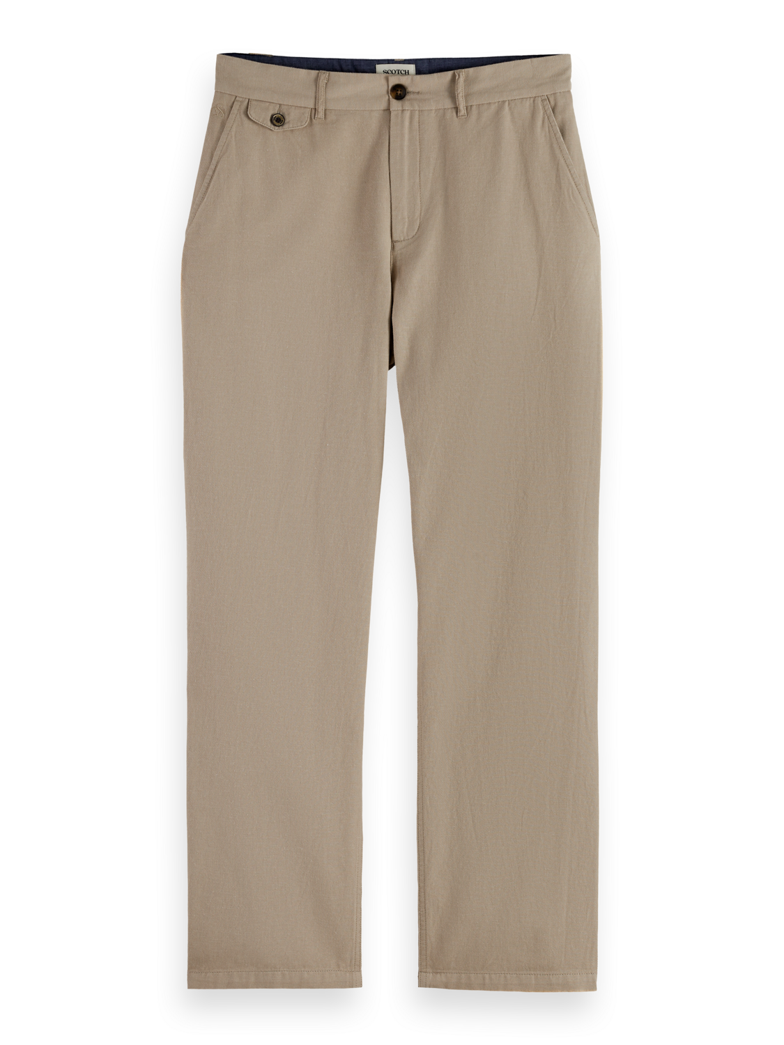 Otis - Relaxed Straight-Fit Cotton Linen Twill Chino