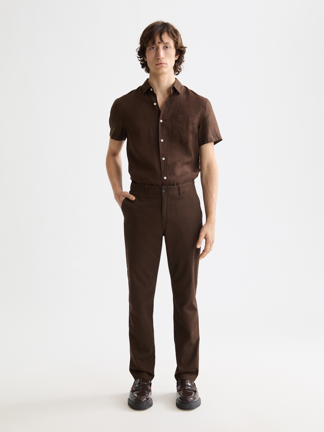 Seasonal Core - Stuart - Slim-Fit Washed Cotton Blend Chino
