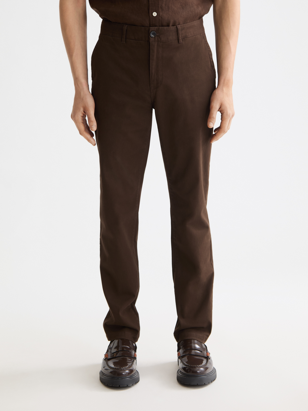 Seasonal Core - Stuart - Slim-Fit Washed Cotton Blend Chino