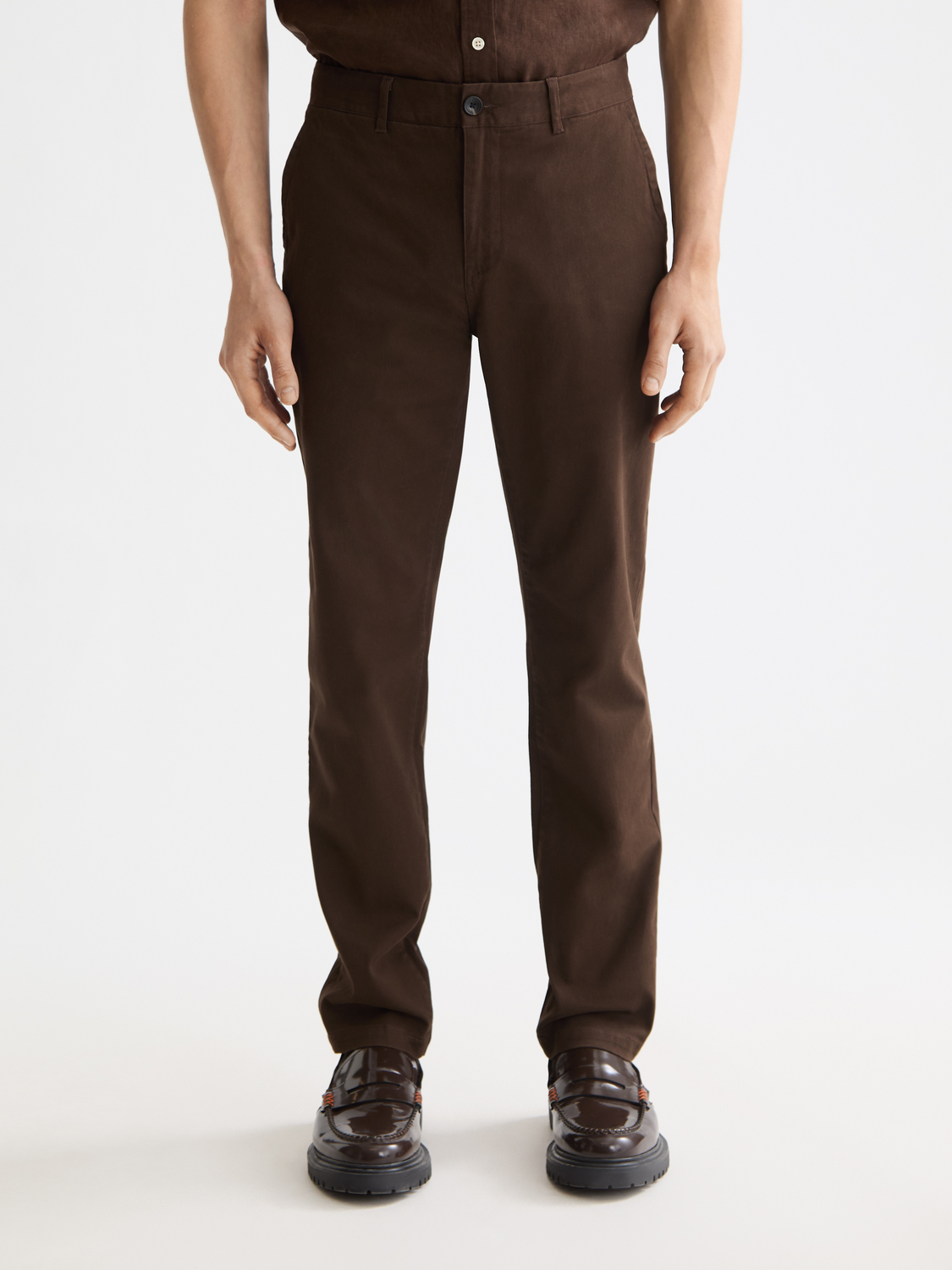Seasonal Core - Stuart - Slim-Fit Washed Cotton Blend Chino