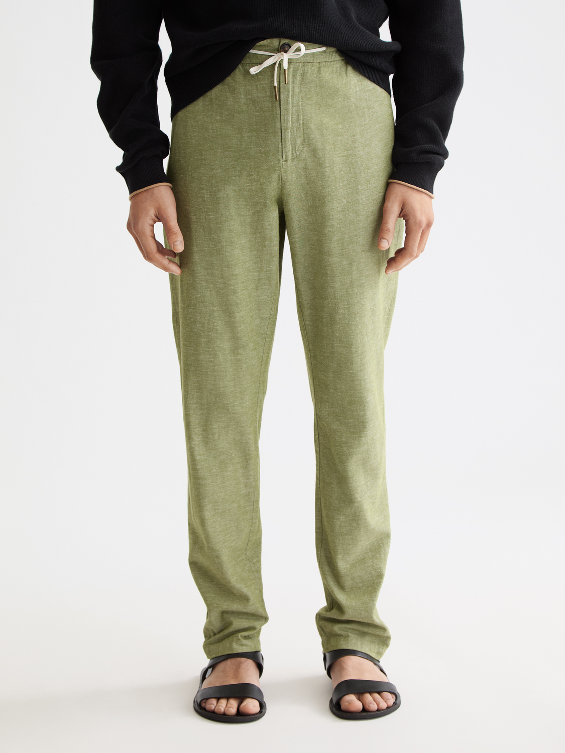 Seasonal Core - Warren Straight-Fit Cotton Linen Jogger