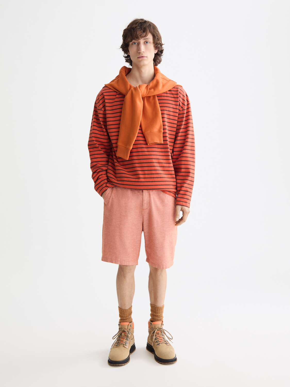 Seasonal Core Fave Cotton Linen Bermuda