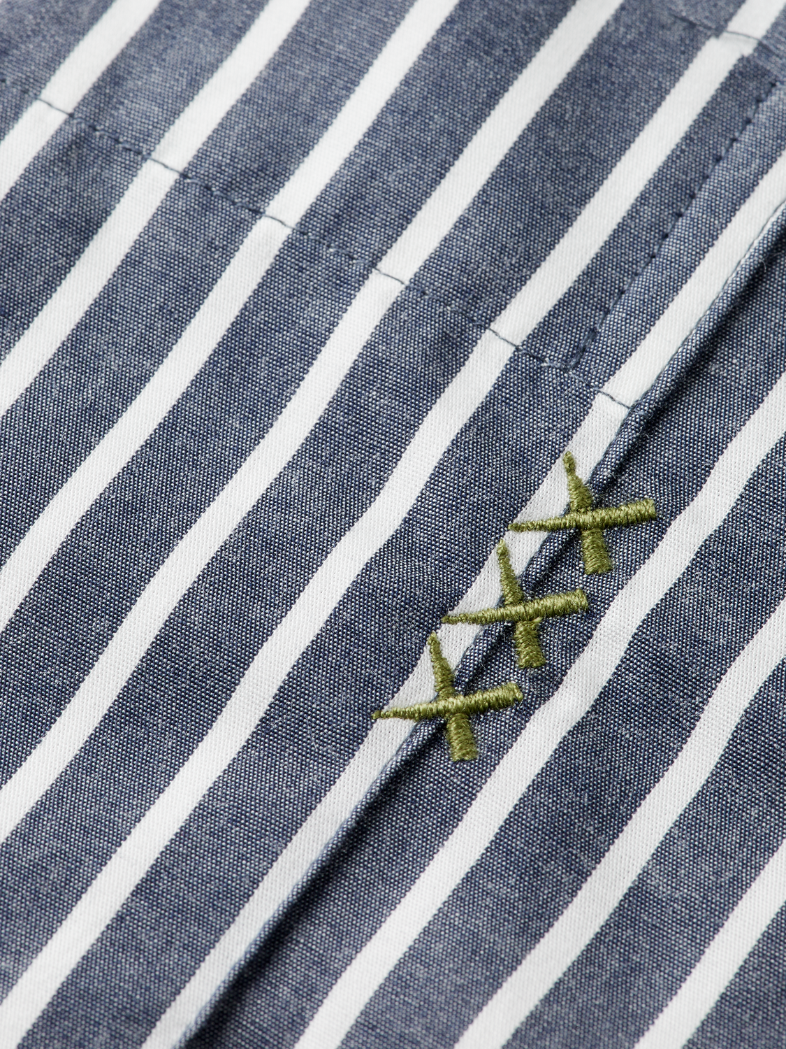 Striped Relaxed-Fit Poplin Shirt