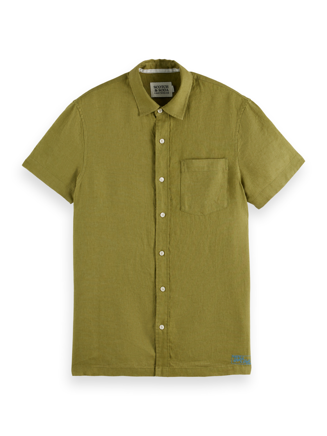 Core Seasonal - Regular-Fit Short-Sleeved Linen Shirt