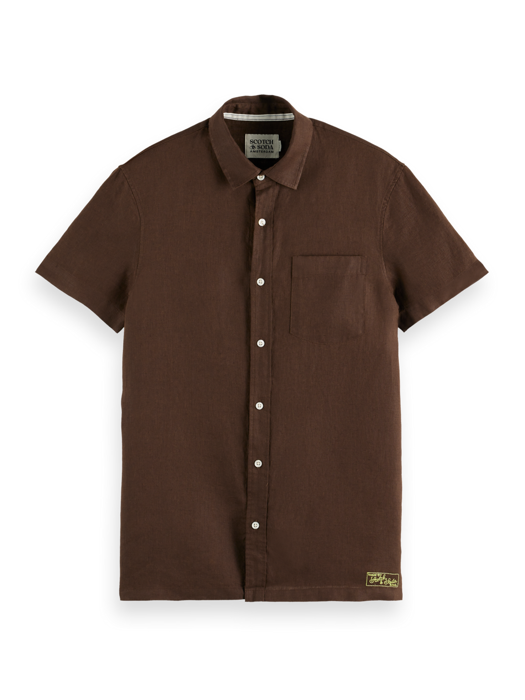 Core Seasonal - Regular-Fit Short-Sleeved Linen Shirt