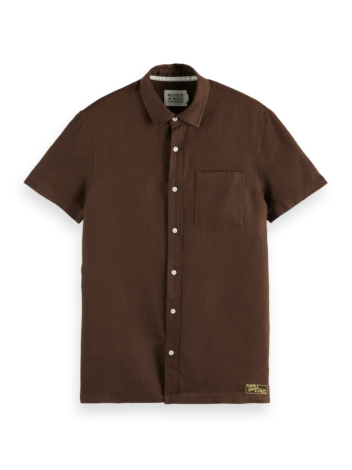 Core Seasonal - Regular-Fit Short-Sleeved Linen Shirt