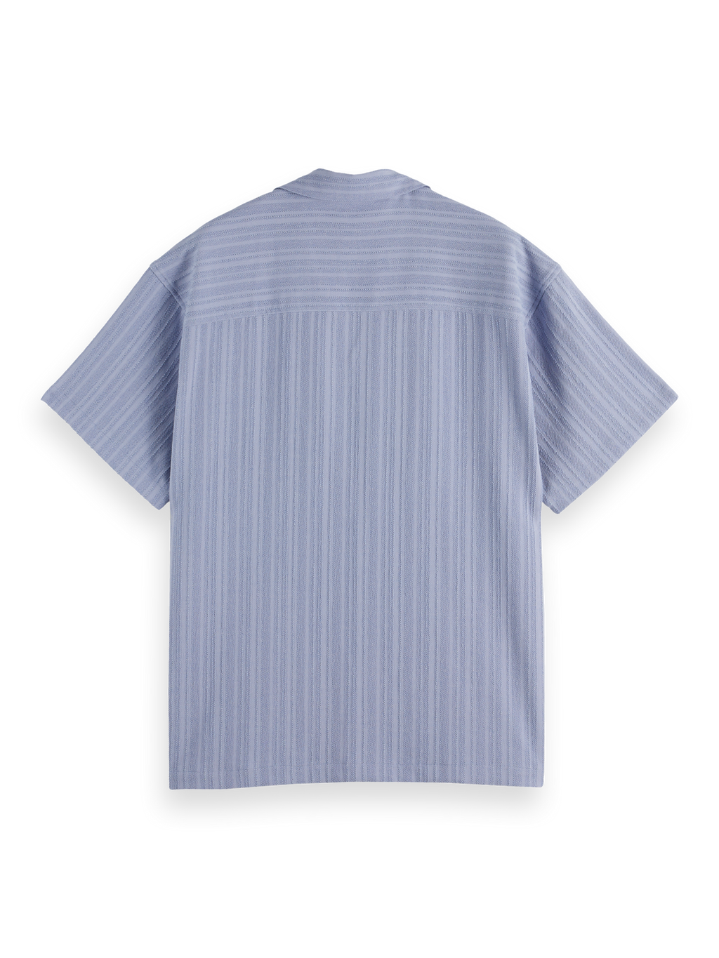 Tonal-Striped Short-Sleeved Shirt