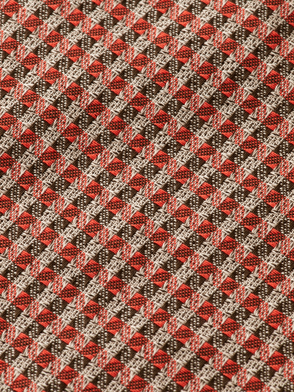 Micro Geo Print Short-Sleeved Shirt