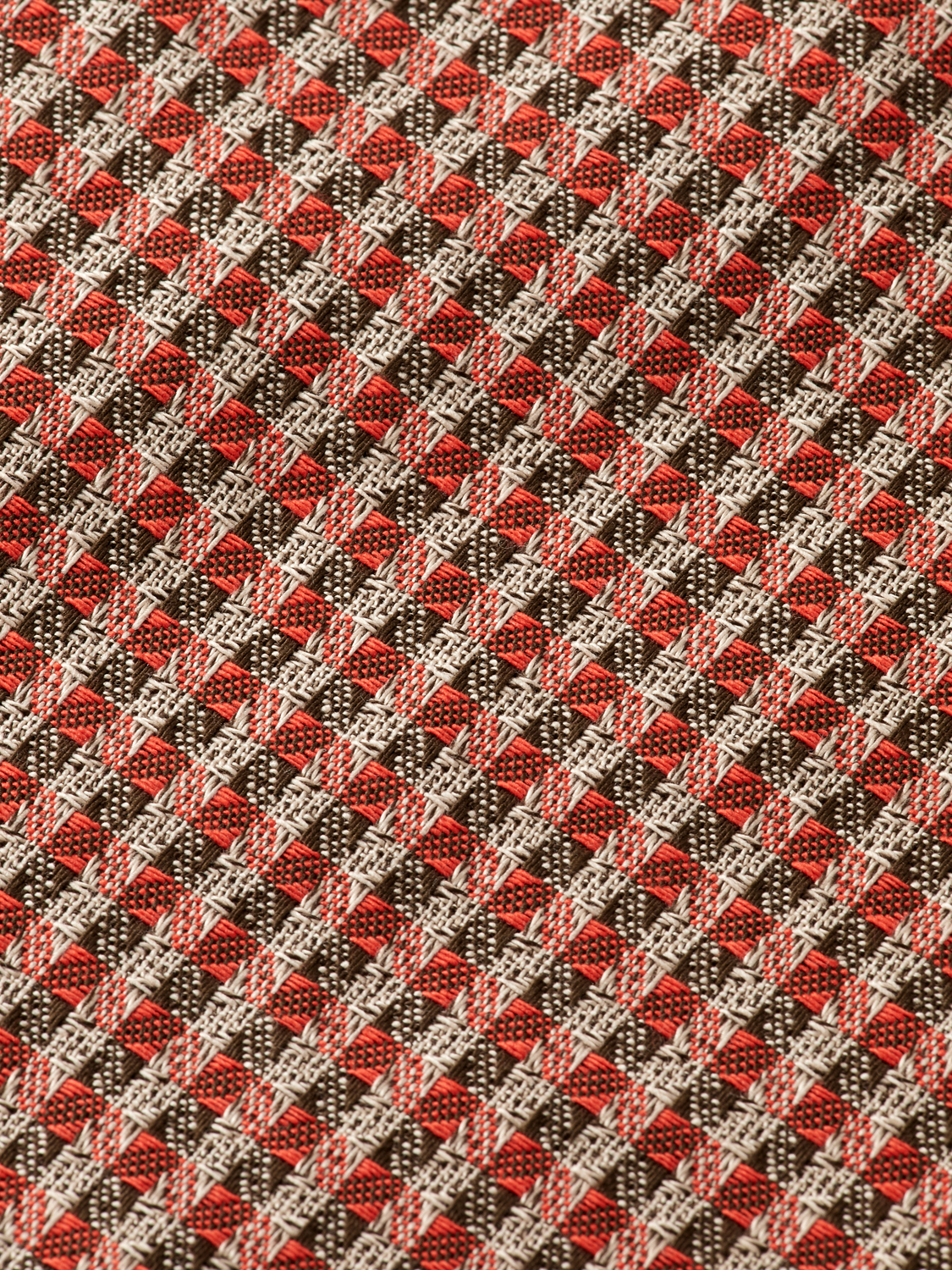 Micro Geo Print Short-Sleeved Shirt