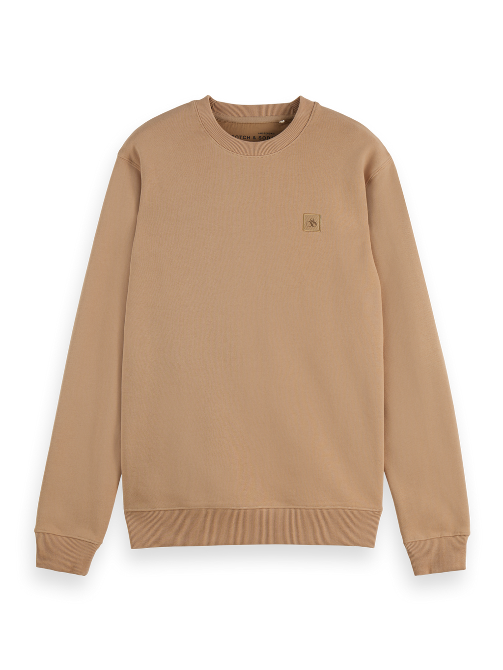 Scotch & soda Sweat à capuche Regular Fit Logo Badge Marron Dressinn Scotch & soda Sweat à capuche Regular Fit Logo Badge Marron Dressinn