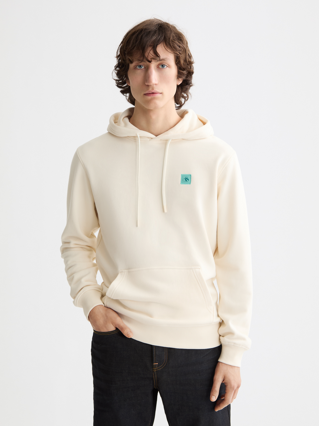 Seasonal Core - Regular-Fit Logo Badge Hoodie