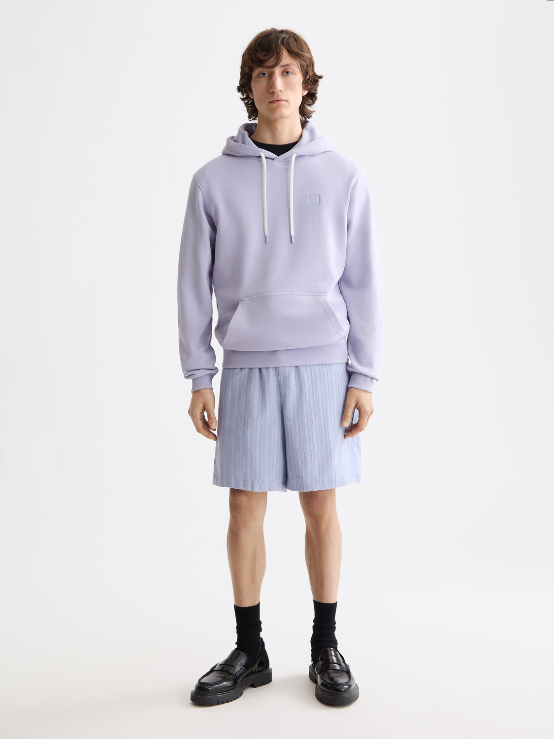 Seasonal Core - Regular-Fit Logo Badge Hoodie