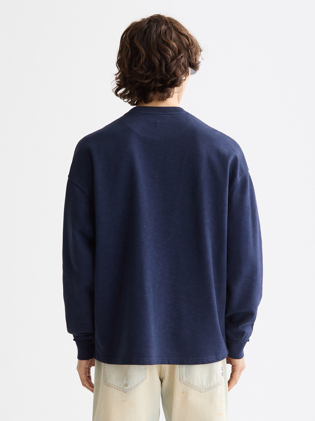 Seasonal Core - 3 Crosses Garment-Dyed Sweatshirt