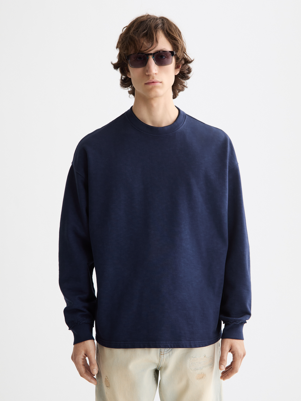 Seasonal Core - 3 Crosses Garment-Dyed Sweatshirt
