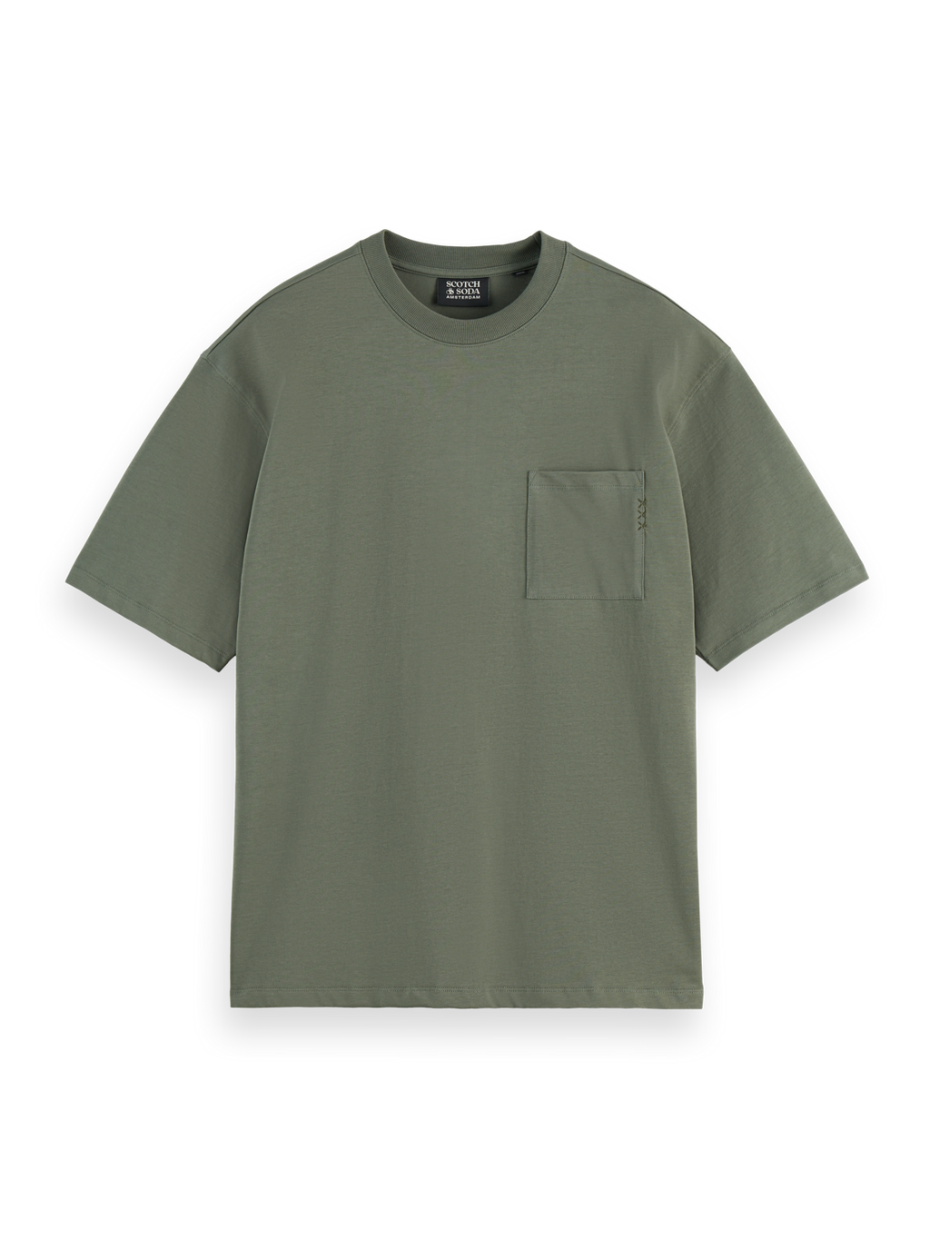 Seasonal Core - Loose-Fit 3 Crosses Pocket T-Shirt