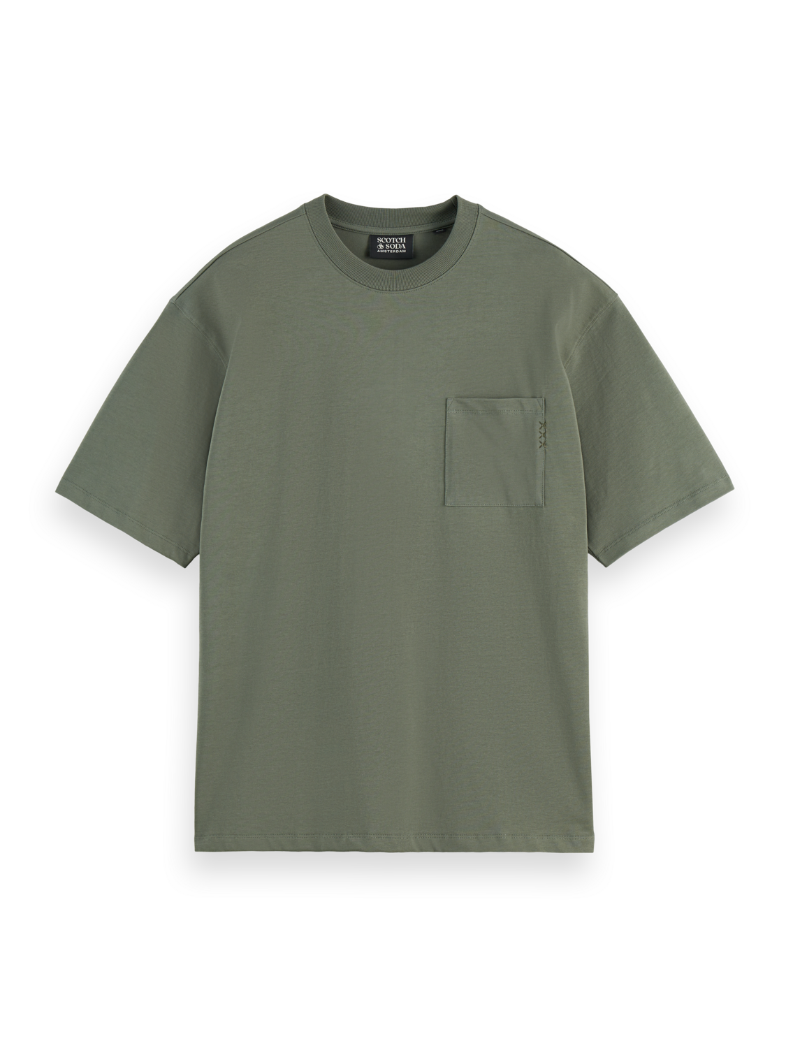Seasonal Core - Loose-Fit 3 Crosses Pocket T-Shirt