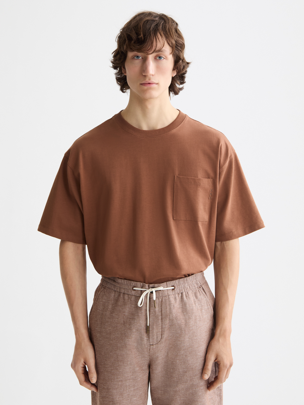 Seasonal Core - Loose-Fit 3 Crosses Pocket T-Shirt