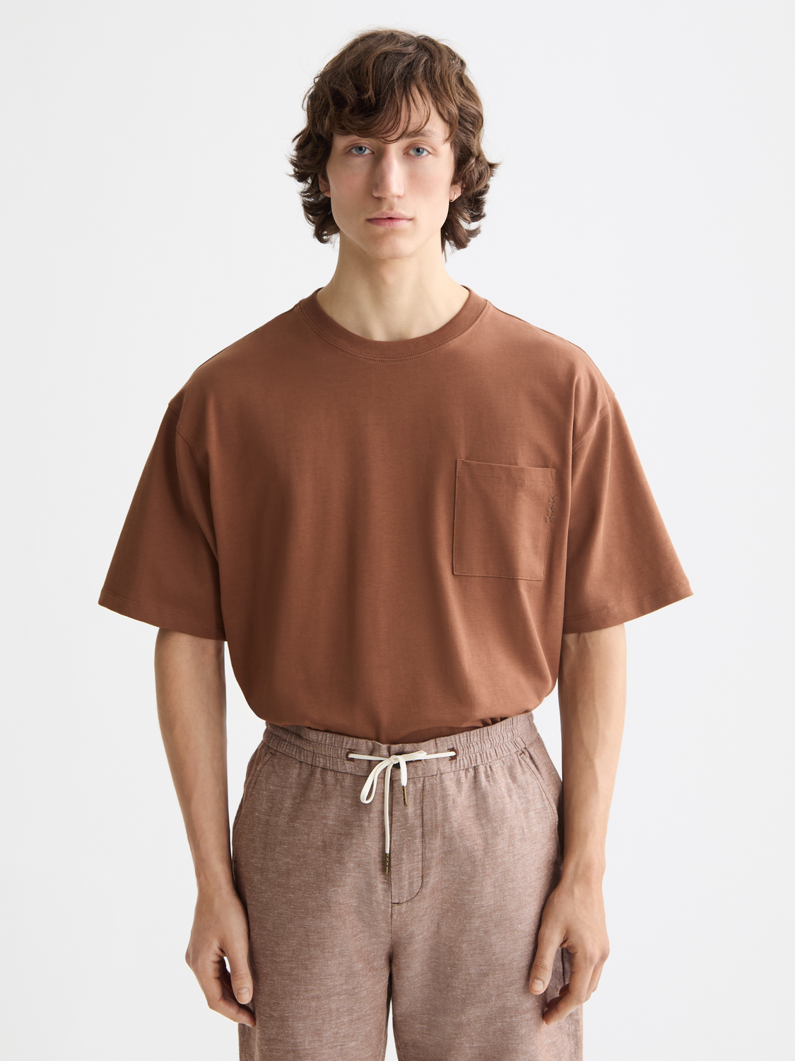 Seasonal Core - Loose-Fit 3 Crosses Pocket T-Shirt