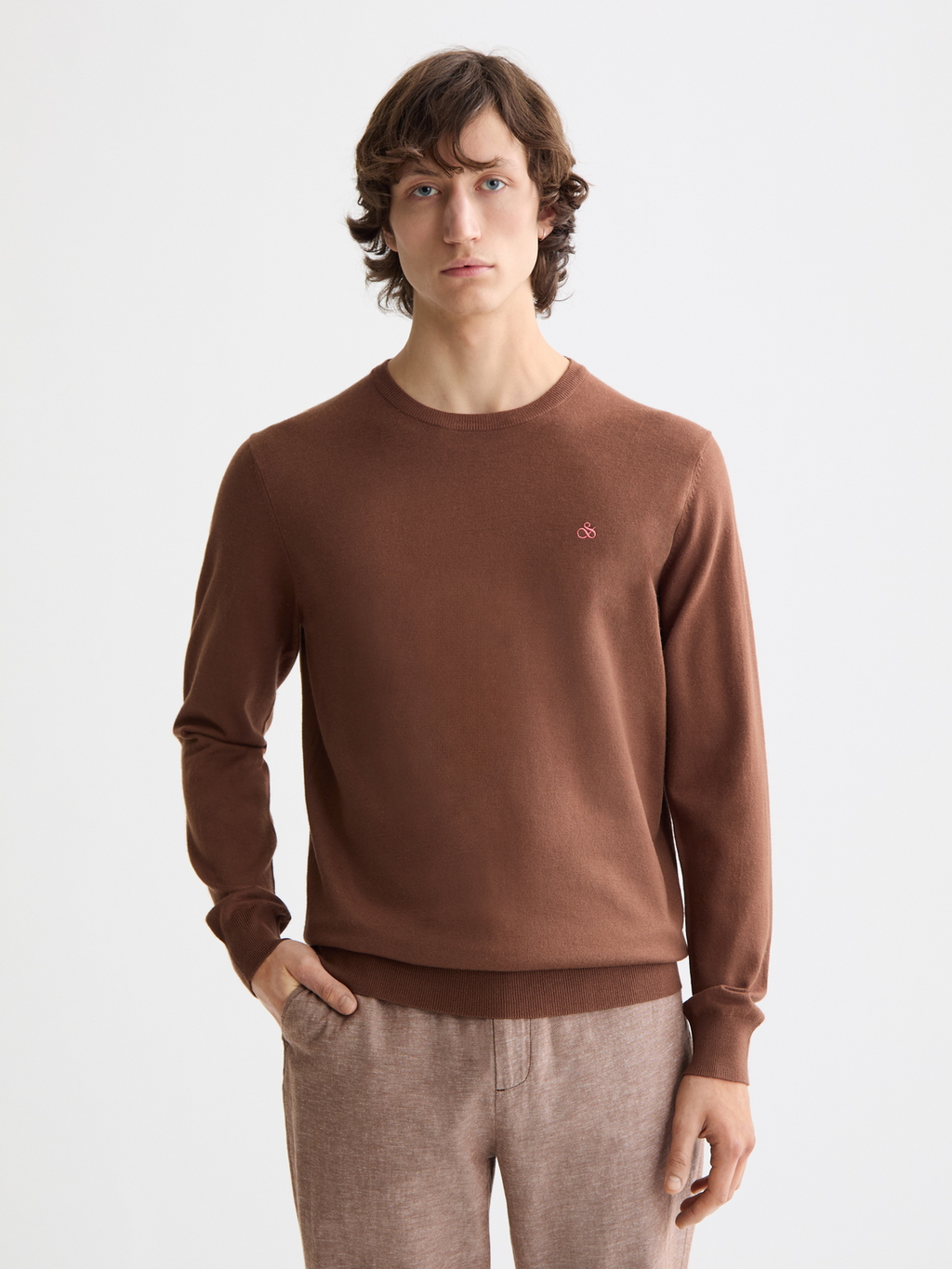 Seasonal Core - Regular-Fit Ecovero Blend Crewneck